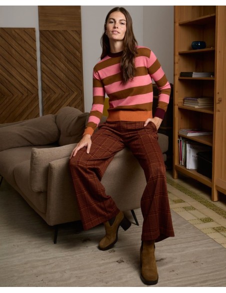 JERSEY CUELLO REDONDO A RAYAS.