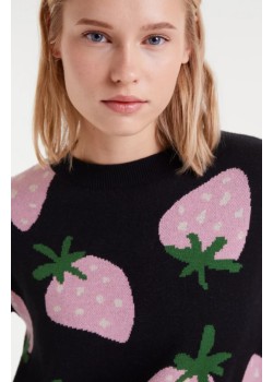 JERSEY DE PUNTO JACQUARD CON ESTAMPADO MORANGO. 2