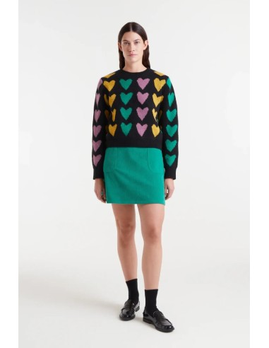 JESRSEY DE PUNTO JACQUARD CON ESTAMPADO CÚPIDO LINES.