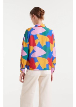 CAMISA CREPÉ LIGERO CON ESTAMPADO CÚPIDO. 2