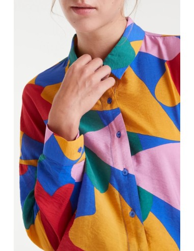 CAMISA CREPÉ LIGERO CON ESTAMPADO CÚPIDO.