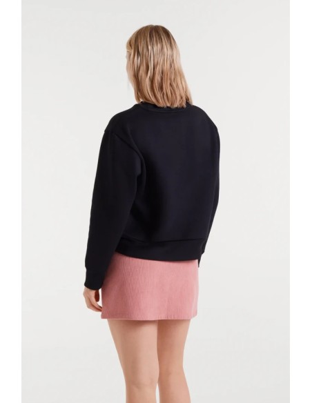 SUDADERA CON PRINT  DE FLOR.