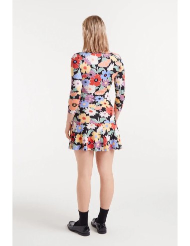 VESTIDO CORTO CON ESTAMPADO HAMPTON BIG.