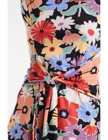 VESTIDO CORTO CON ESTAMPADO HAMPTON BIG.