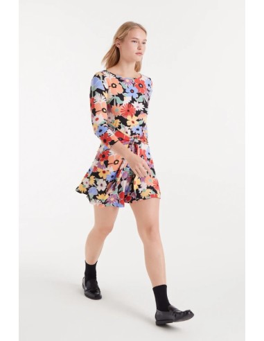 VESTIDO CORTO CON ESTAMPADO HAMPTON BIG.