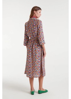 VESTIDO MIDI CREPÉ LIGERO CON ESTAMPADO HAMPTON SMALL. 2