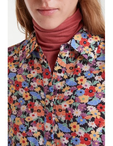 VESTIDO MIDI CREPÉ LIGERO CON ESTAMPADO HAMPTON SMALL.