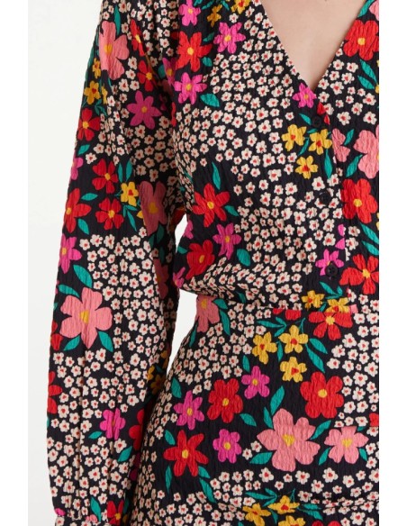 FALDA CORTA CON ESTAMPADO GIARDINO.