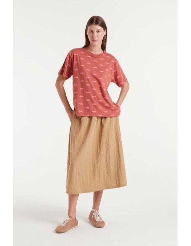 CAMISETA 100% ALGODÓN CON ESTAMPADO LIPS.