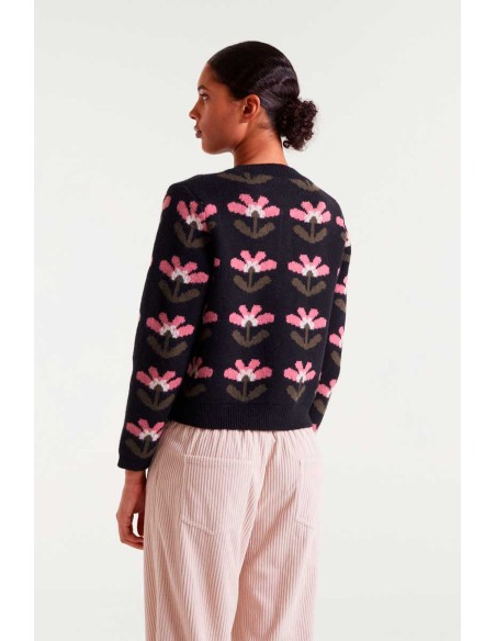 CHAQUETA JACQUARD CON ESTAMPADP BABOUSHKA BIG.