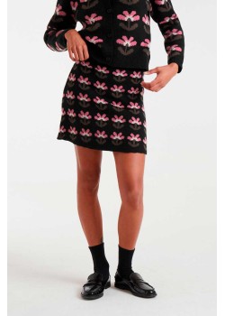 FALDA CORTA JACQUARD CONESTAMPADO BABOUSHKA SMALL.