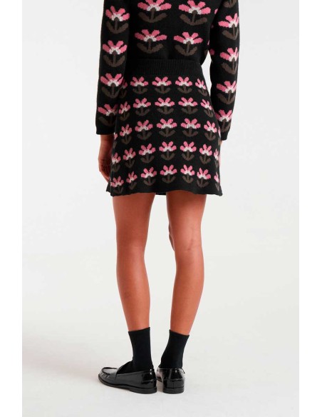 FALDA CORTA JACQUARD CONESTAMPADO BABOUSHKA SMALL.