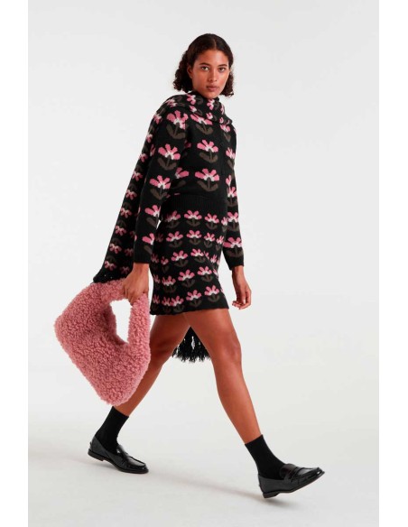 FALDA CORTA JACQUARD CONESTAMPADO BABOUSHKA SMALL.