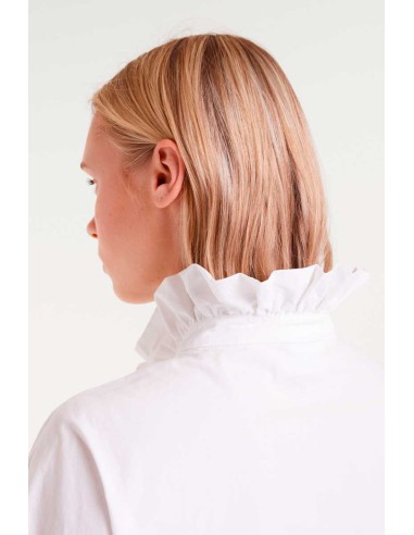 CAMISA 100%ALGODÓN CON VOLANTES.