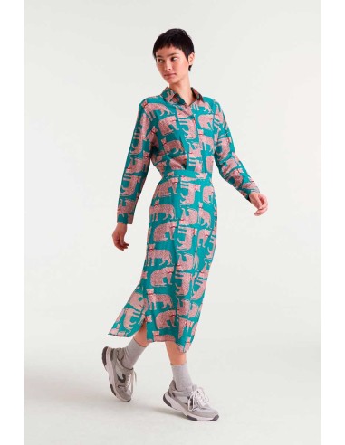 CAMISA CON ESTAMPADO ONCA.