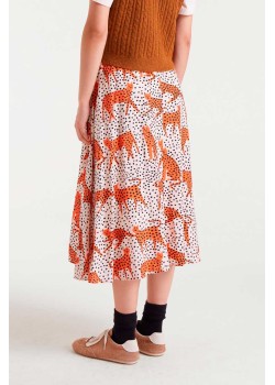 FALDA MIDI CON ESTAMPADO TANO. 2