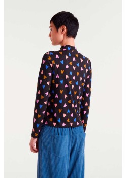 CAMISETA MANGA LARGA CON ESTAMPADO POTPURRÍ. 2