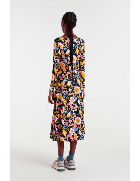 VESTIDO MIDI CON ESTAMPADO BABOUSHKA.