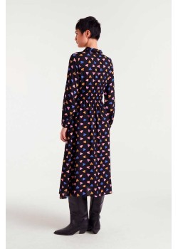 VESTIDO MIDI CON ESTAMPADO POTPURRÍ. 2