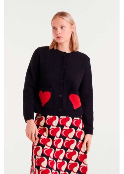 CHAQUETA JACQUARD CON ESTAMPADO HEART ATTACK SMALL.