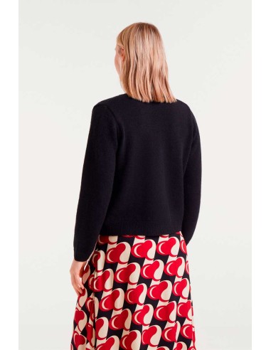 CHAQUETA JACQUARD CON ESTAMPADO HEART ATTACK SMALL.