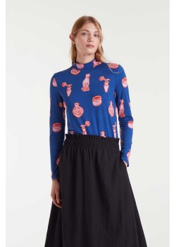 CAMISETA CON ESTAMPADO PORCELAIN.