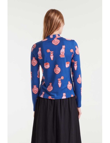 CAMISETA CON ESTAMPADO PORCELAIN.