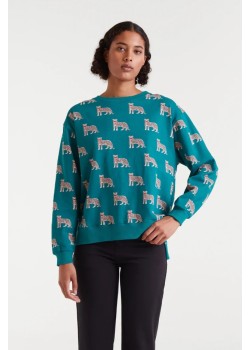 SUDADERA CON ESTAMPADO ONCA.