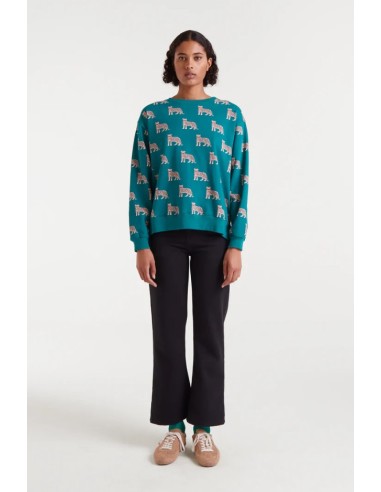 SUDADERA CON ESTAMPADO ONCA.