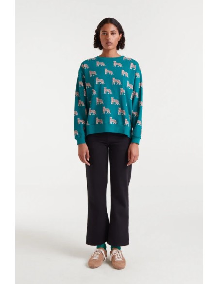 SUDADERA CON ESTAMPADO ONCA.