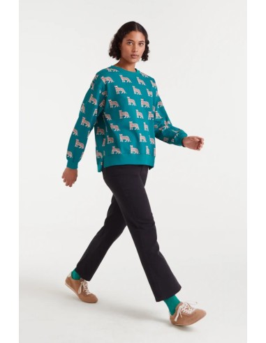 SUDADERA CON ESTAMPADO ONCA.