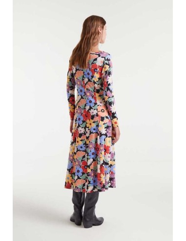 VESTIDO MIDI CON ESTAMPADO HAMPTON BIG.