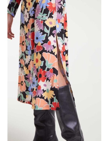 VESTIDO MIDI CON ESTAMPADO HAMPTON BIG.