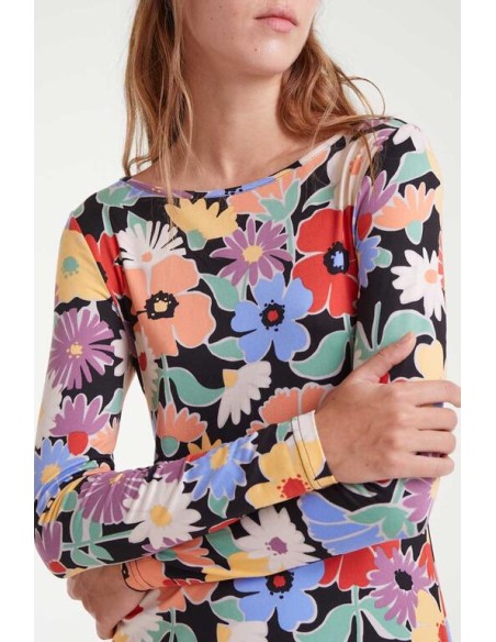 VESTIDO MIDI CON ESTAMPADO HAMPTON BIG.