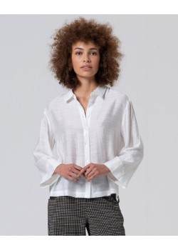 CAMISA OVERSIZE,MANGA CAMPANA.