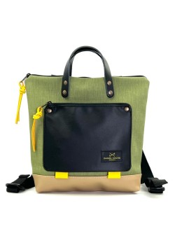 MOCHILA MINI CUADRADA BOOK HOLDER IMPERMEABLE DZ.