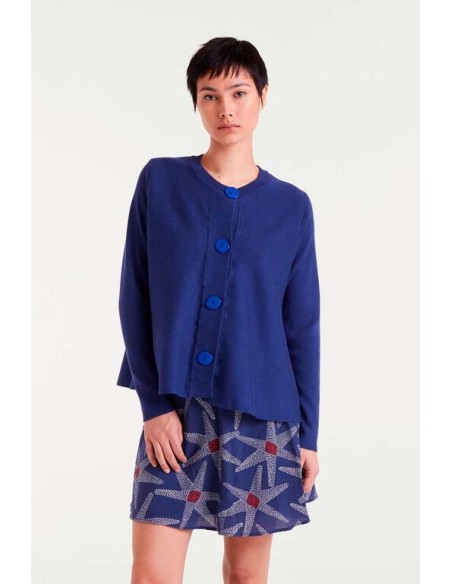 CHAQUETA DE PUNTO EVASÉ.