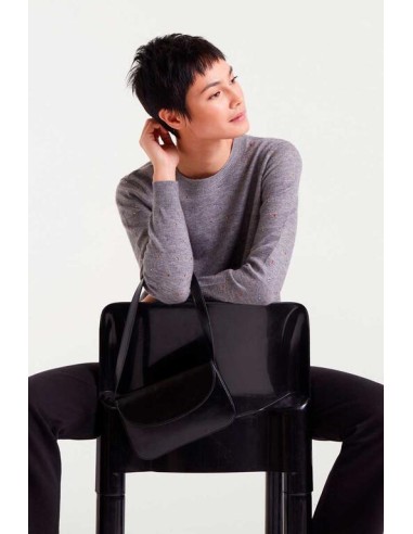 JERSEY DE PUNTO FINO CON DETALLES MULTICOLOR.