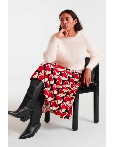 JERSEY DE PUNTO CON TEXTURA.