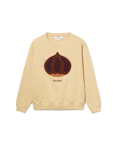 SUDADERACON PRINT DE CASTAÑA.