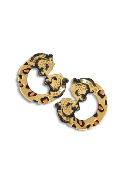 E0742 PENDIENTES SUEÑO DE LEOPARDO.