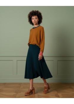 FALDA DE TRICOT COLOR LISO. 2