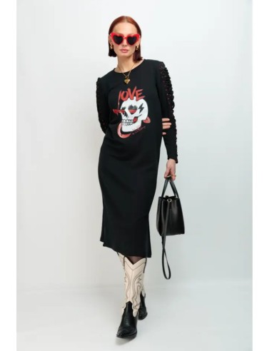 VESTIDO LARGO ROMEO SKULL LOVE.