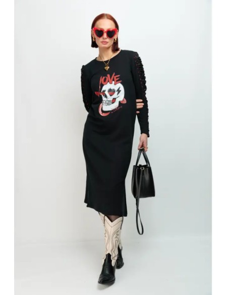 VESTIDO LARGO ROMEO SKULL LOVE.