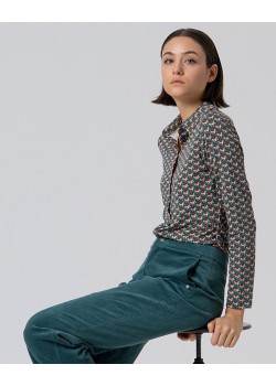 PANTALÓN RECTO DE PANA DE TIRO MEDIO. 2