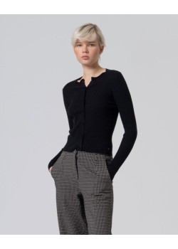 CHAQUETA ENTALLADA DE CANALÉ FINO.