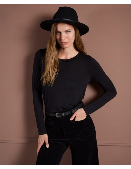 SOMBRERO FEDORA CLÁSICO DE ALA ANCHA.