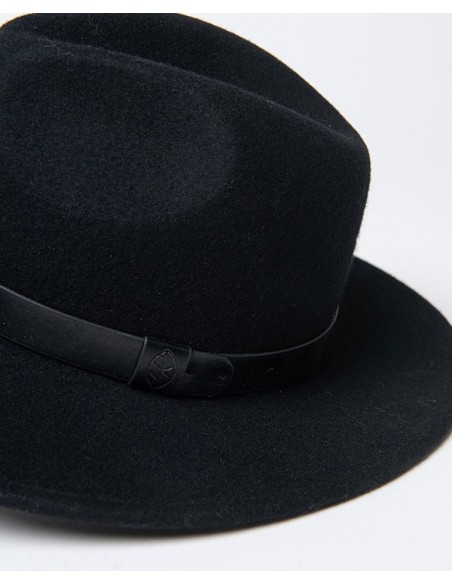 SOMBRERO FEDORA CLÁSICO DE ALA ANCHA.