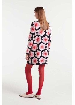 VESTIDO CORTO DE PUNTO JACQUARD CON ESTAMPADO SWEETHEART. 2