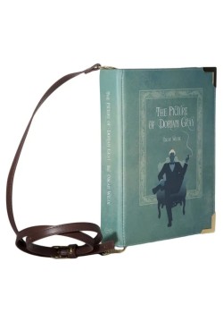 BOLSO LIBRO BANDOLERA CON LA IMAGEN DE DORIAN GRAY.